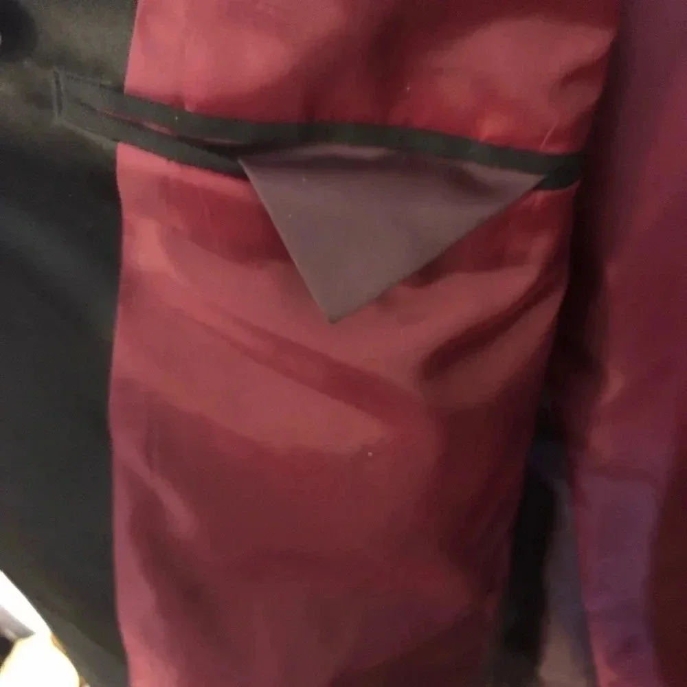 Tuxedo 🤵‍♂️ Black with burgundy lining. Stylish British M&S,